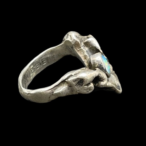Vintage Frederick Prete one of a kind opal ring - Picture 3 of 6